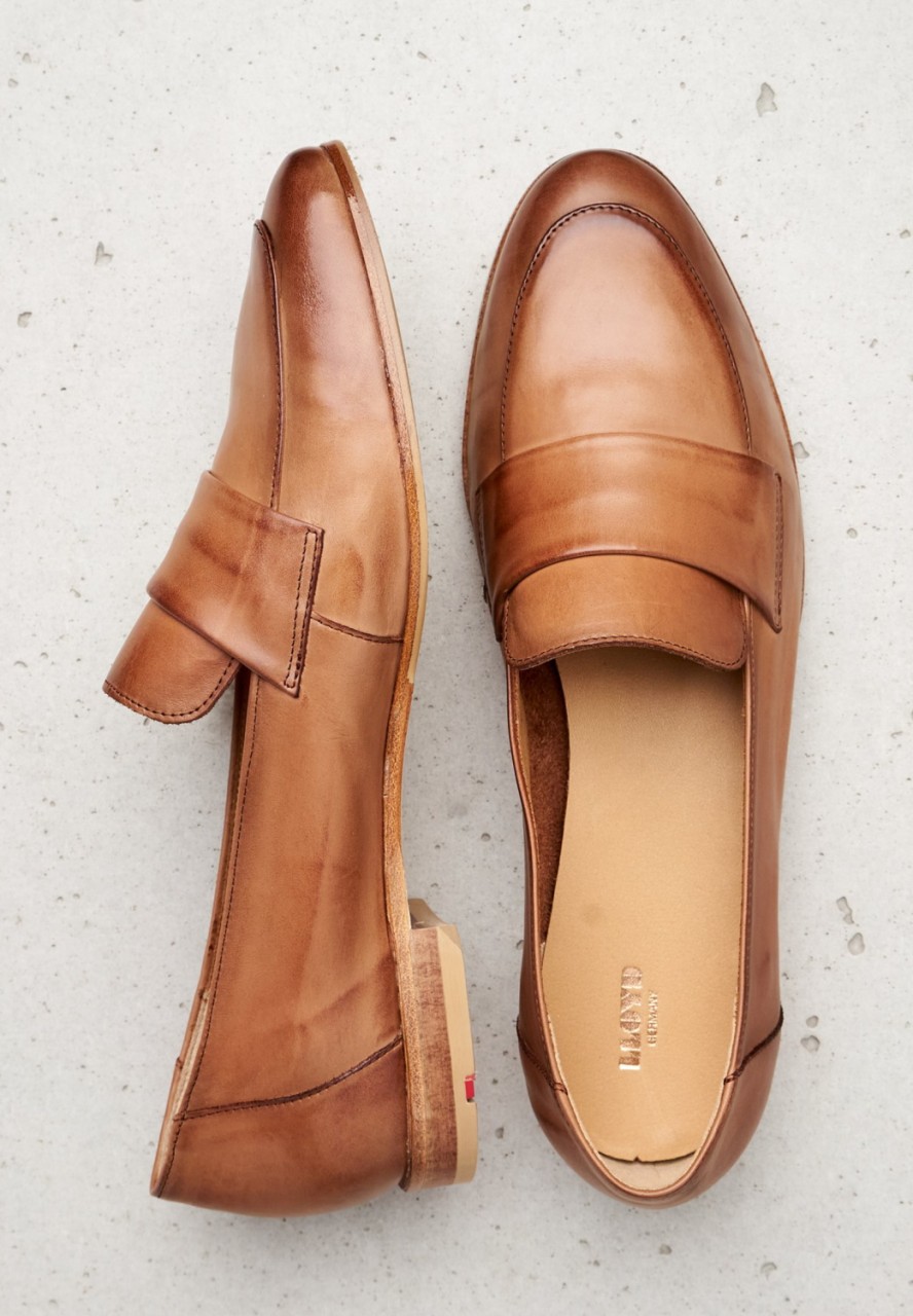 LLOYD Klassische Slipper braun Slipper
