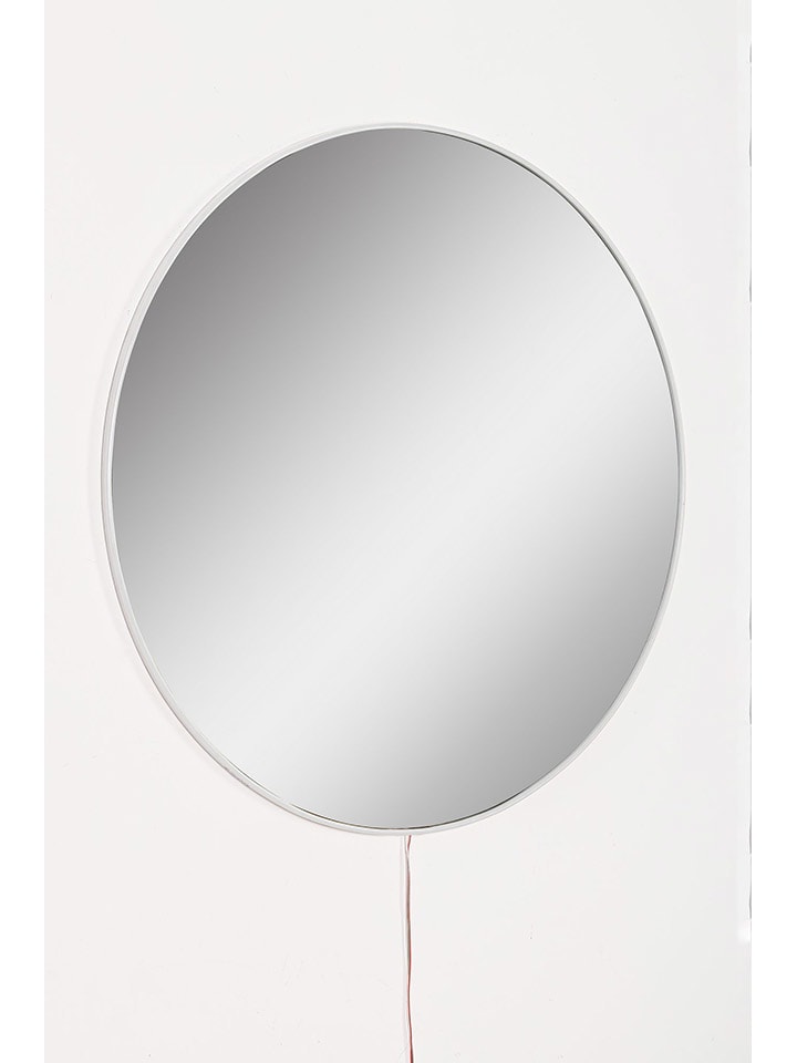 Evila LED-Spiegel in Weiß - Ø 40 cm günstig kaufen onesize
