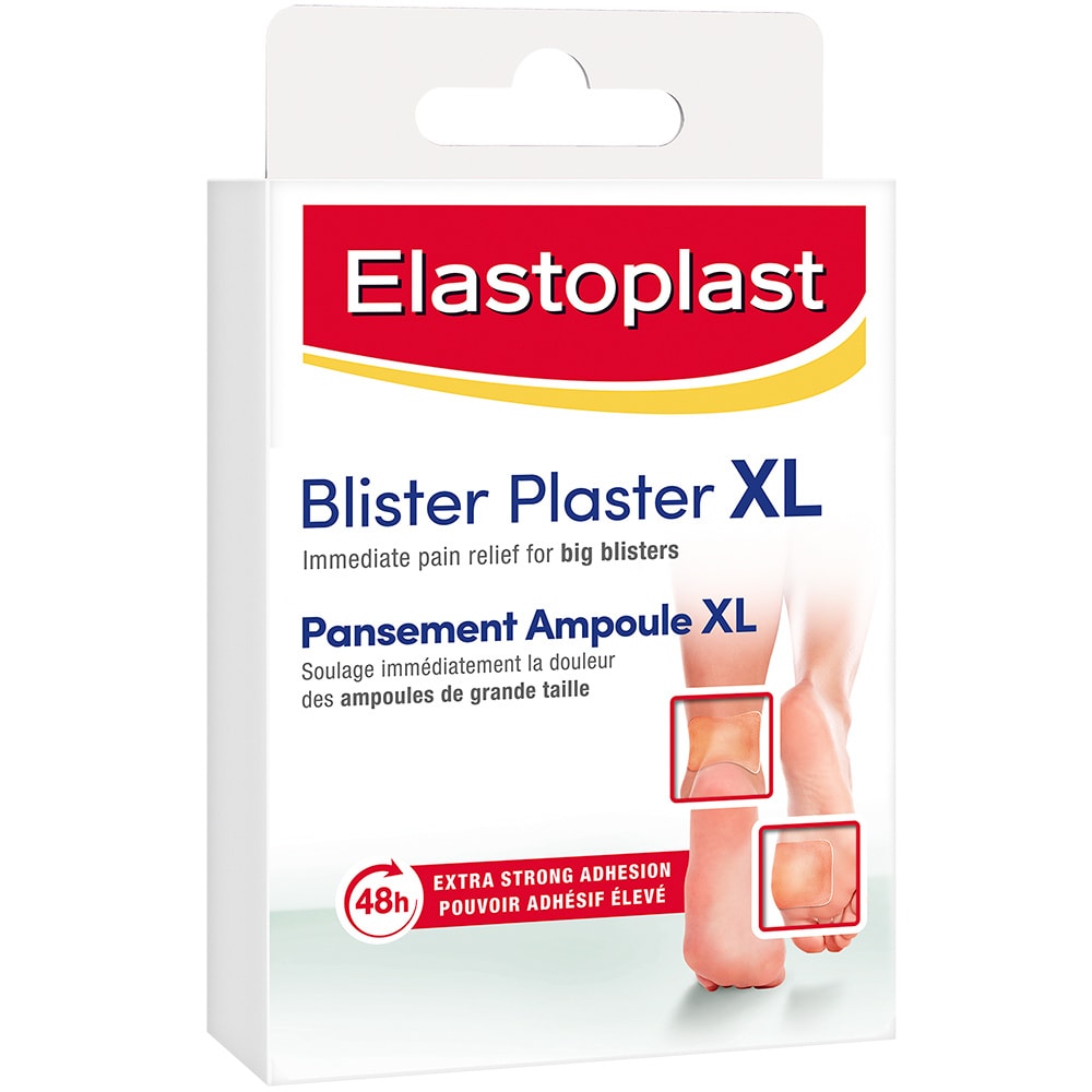 elastoplast Elastoplast Pansements Ampoule Hydrocolloïde XL - Boîte de 5 pansements Pansements pieds