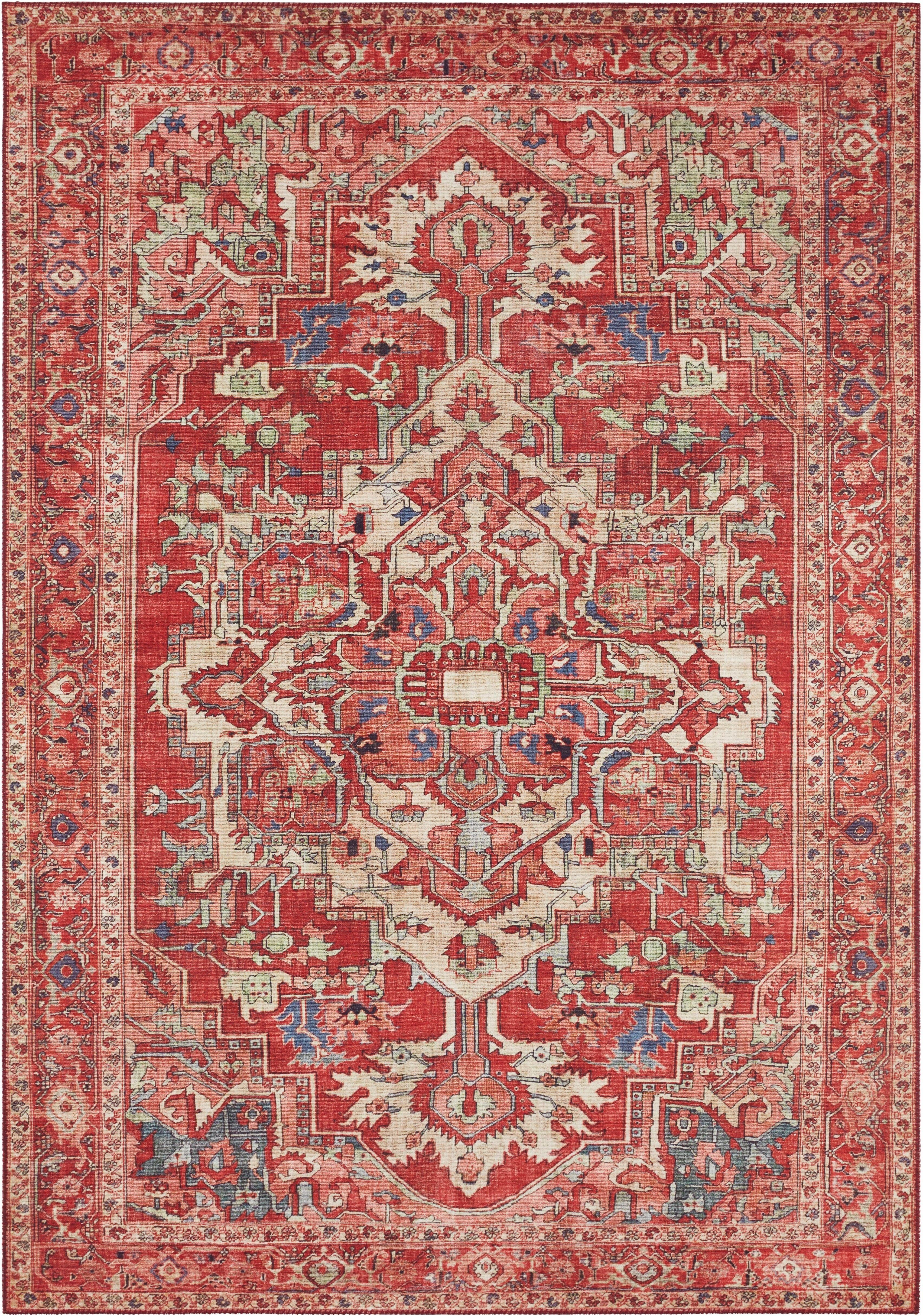 Teppich Leta, NOURISTAN, rechteckig, Höhe: 5 mm, Orientalisch, Orient, Kurzflor, Wohnzimmer, Schlafzimmer, Esszimmer