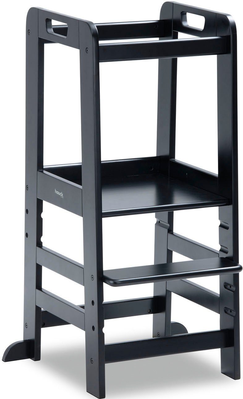 Hauck Stehhilfe Lernturm Learn N Explore, Black, FSC® - schützt Wald - weltweit