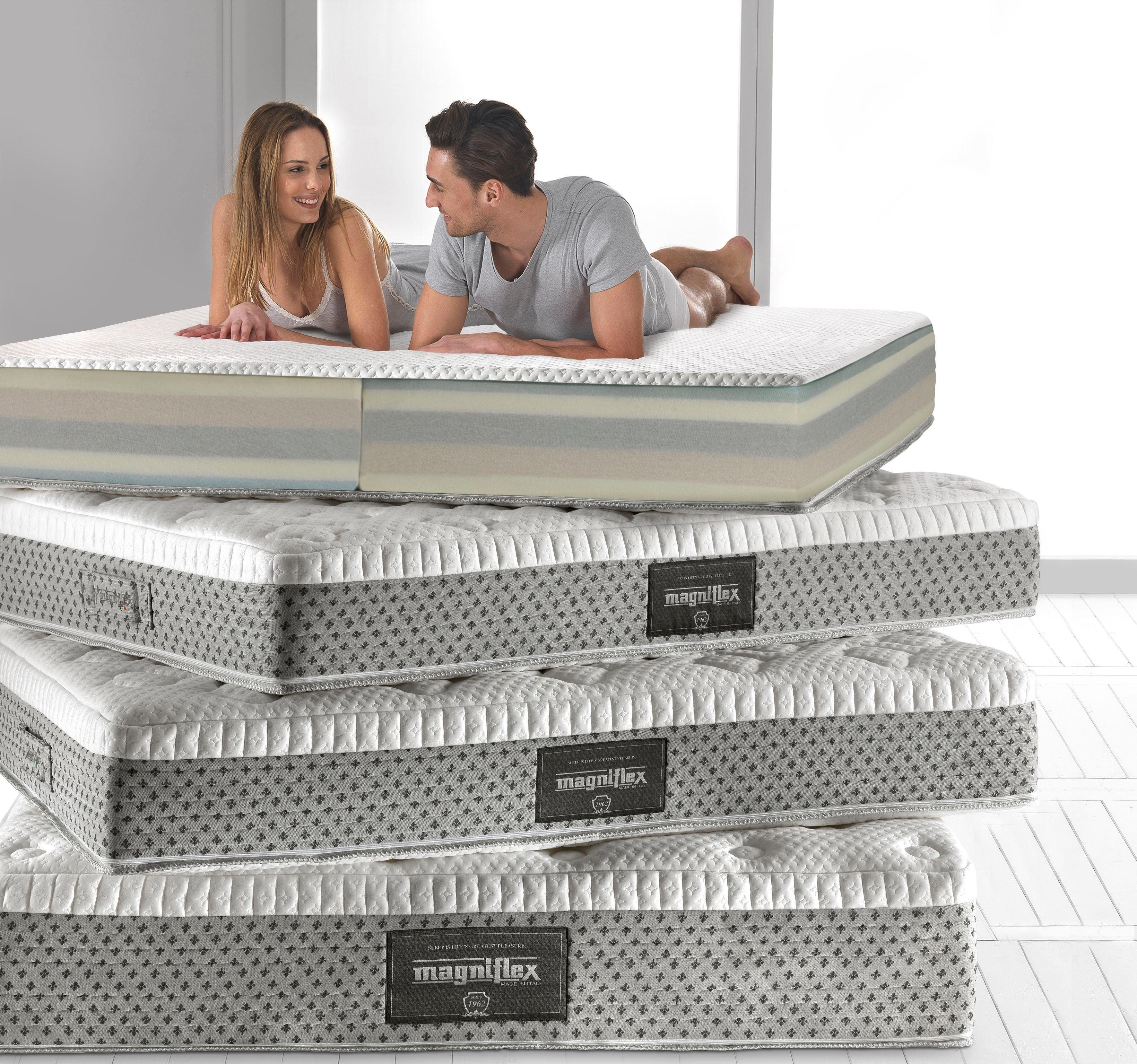 Visco-Matratze Dolce Vita Comfort Dual 10, Magniflex, 25 cm hoch, Premium Luxusmatratze mit Doppelkern in Komforthöhe
