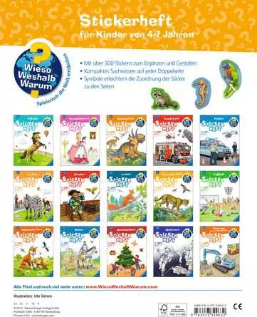 Ravensburger Wieso? Weshalb? Warum? Stickerheft: Tiere der Welt