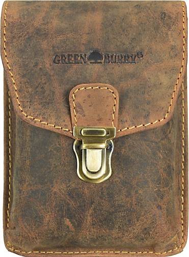 Greenburry Vintage Gürteltasche Leder 11 cm