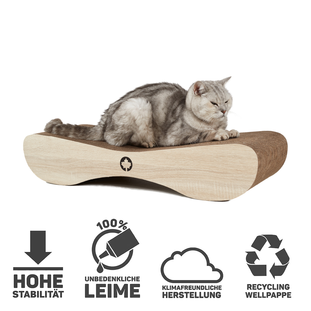 Canadian Cat Company Kratzbretter & Kratzpappen Canadian Cat Company Kratzbrett Satellite 2.0 naturfarben