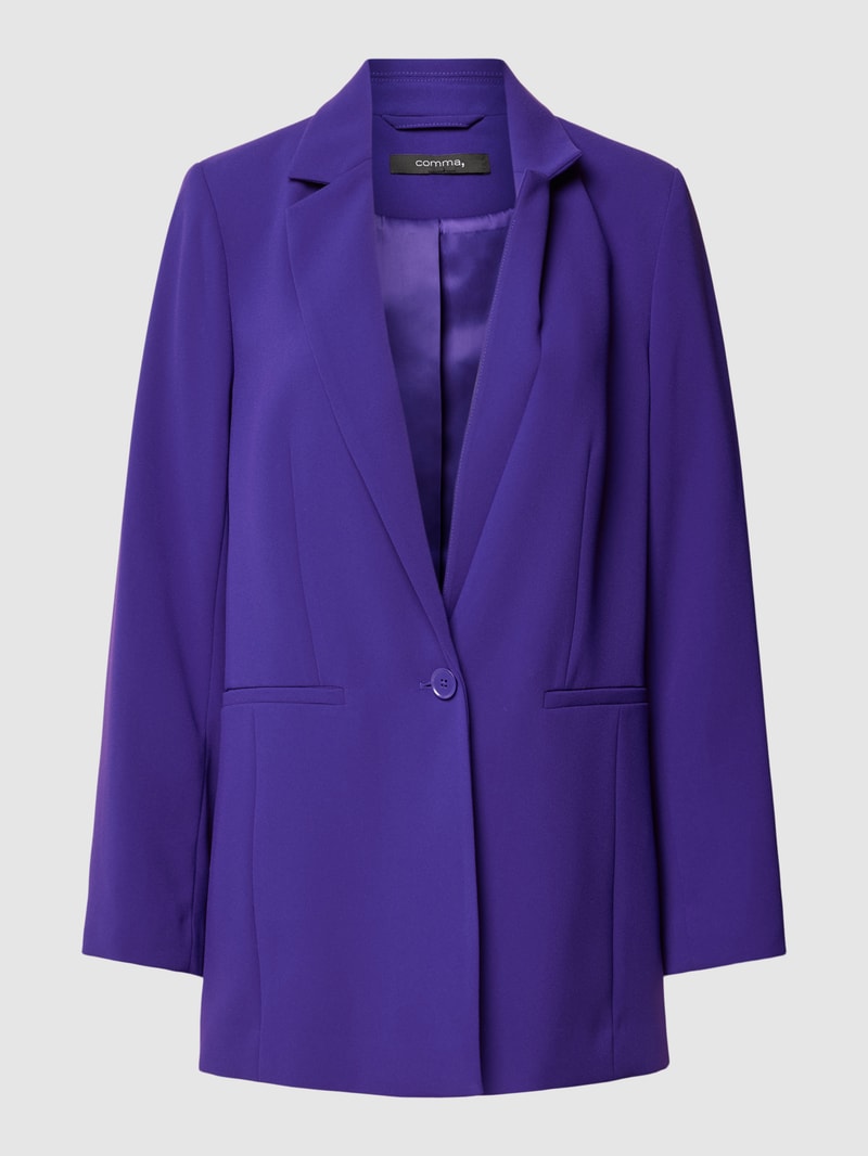 Blazer mit Knopfverschluss in lila