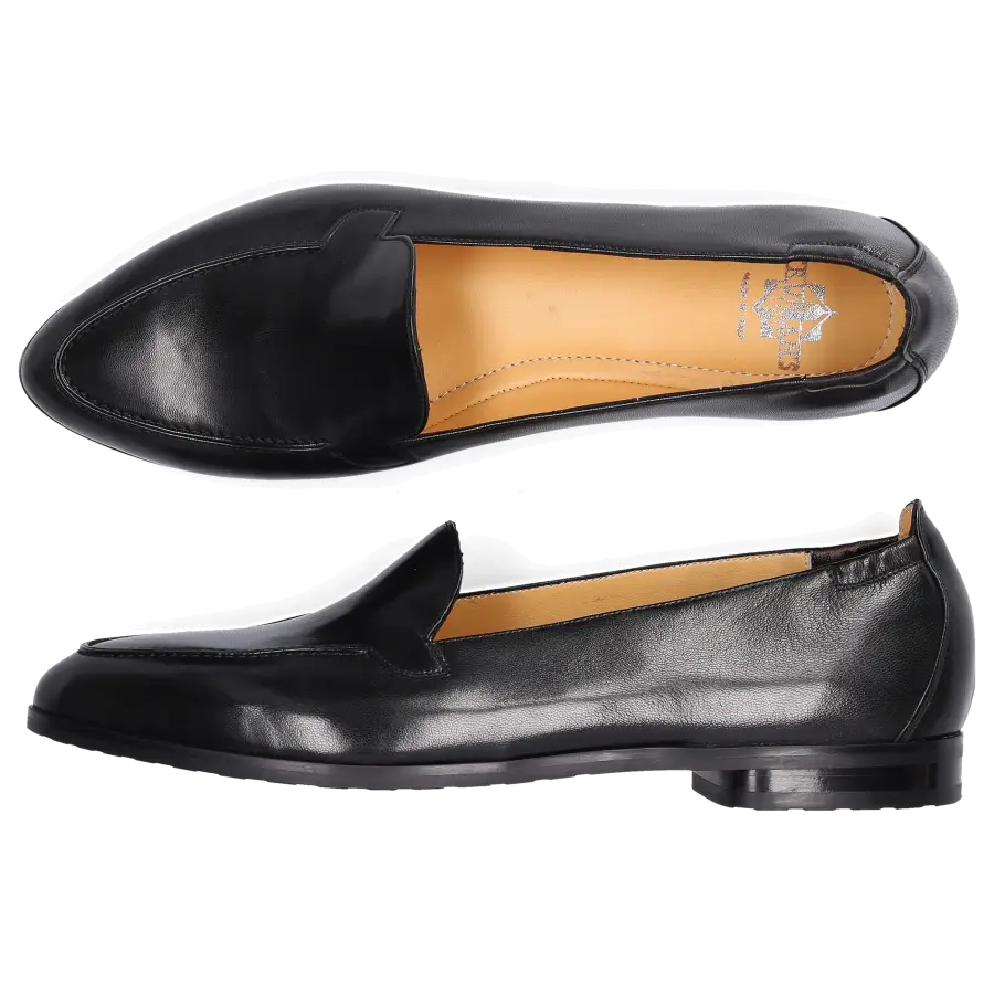 Truman's - Loafer 8983 Nappaleder Logo schwarz - schwarz