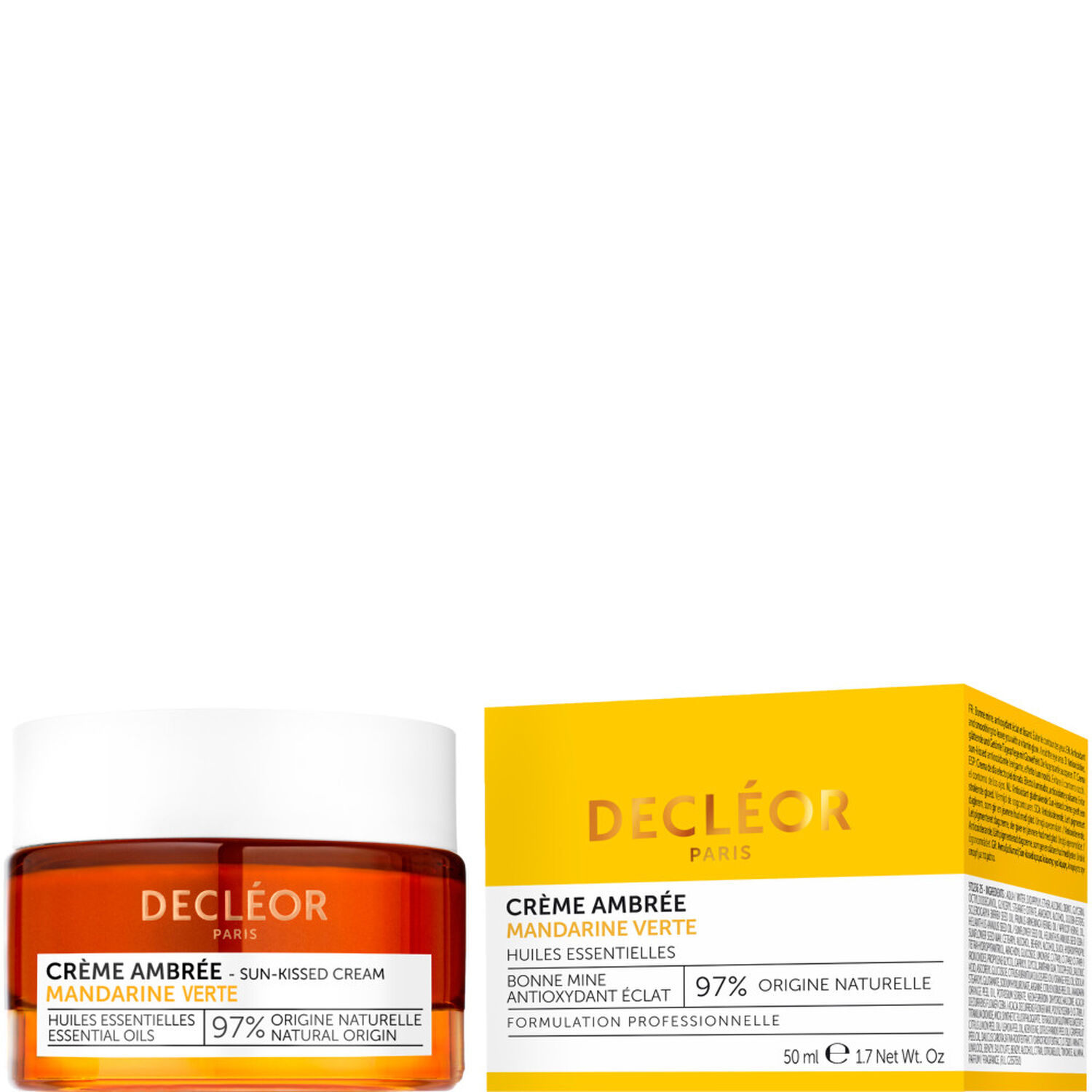 Decléor Crème Ambrée Mandarine Verte Illumine-Lisse-Repulpe 50 ml