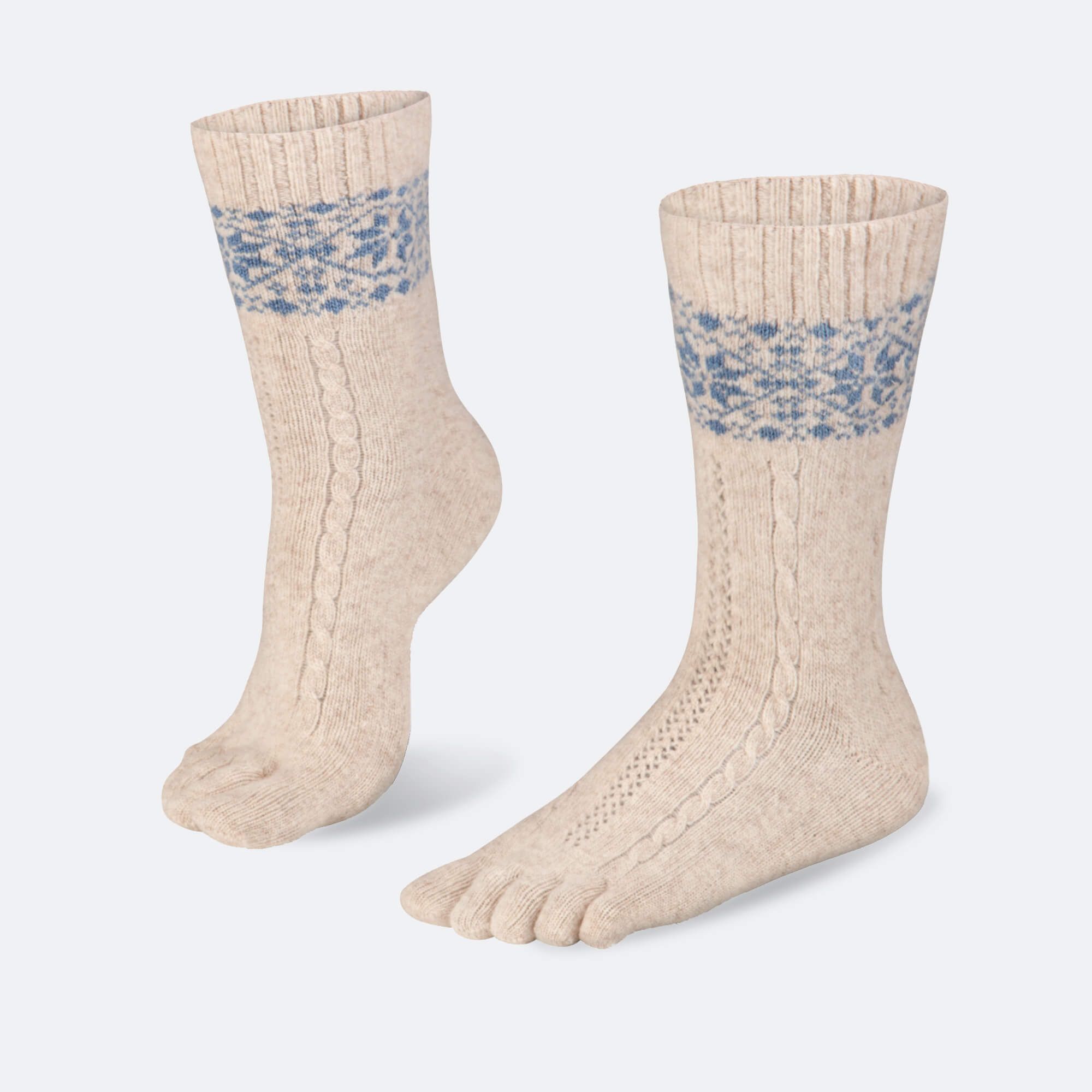 Snowflakes Zehensocken