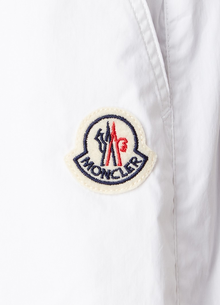 Pantaloncini Moncler a vita alta e vestibilità ampia con coulisse