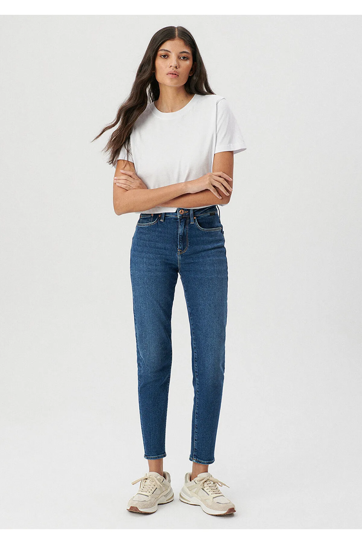 Mavi  Cindy Gold Shape Dark Jean-Hose 100277-33687