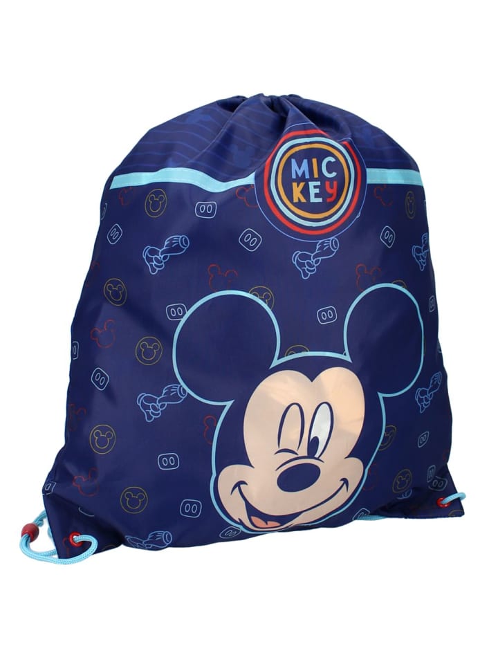 Disney Mickey Mouse Sportbeutel Micky Maus | 42 x 35 cm | Mickey Mouse | Turnbeutel Schule günstig kaufen onesize