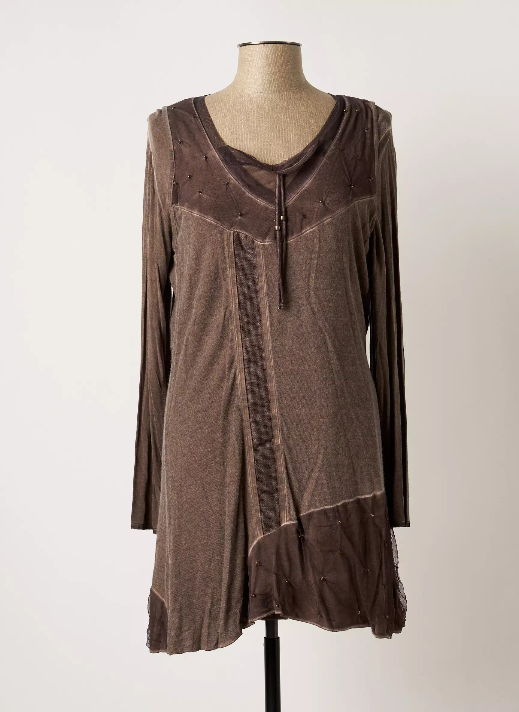 Fred Sabatier Robes Mi Longues Femme couleur marron