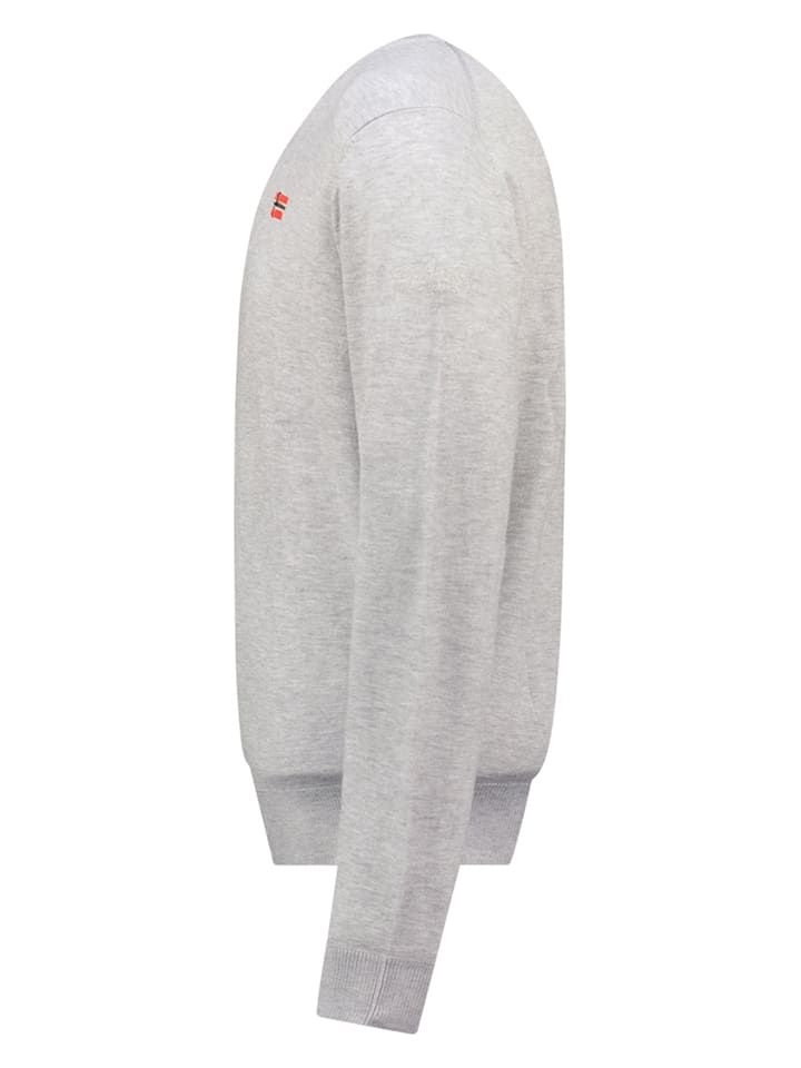 Geographical Norway Pullover in Grau günstig kaufen