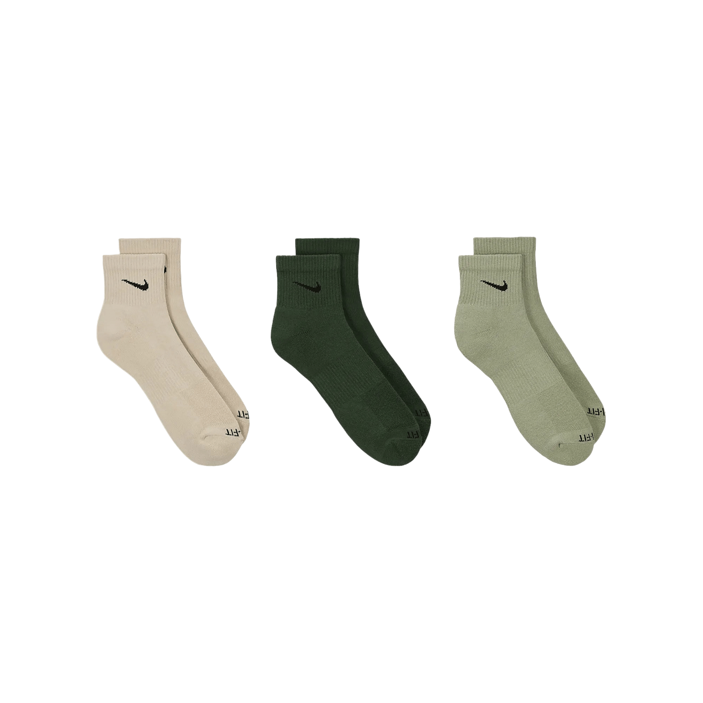 Nike Everyday Plus Cush 3er Pack Socken Schwarz F994
