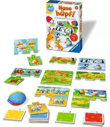 Hase hüpf! - Lernspiel ab 2 Jahren