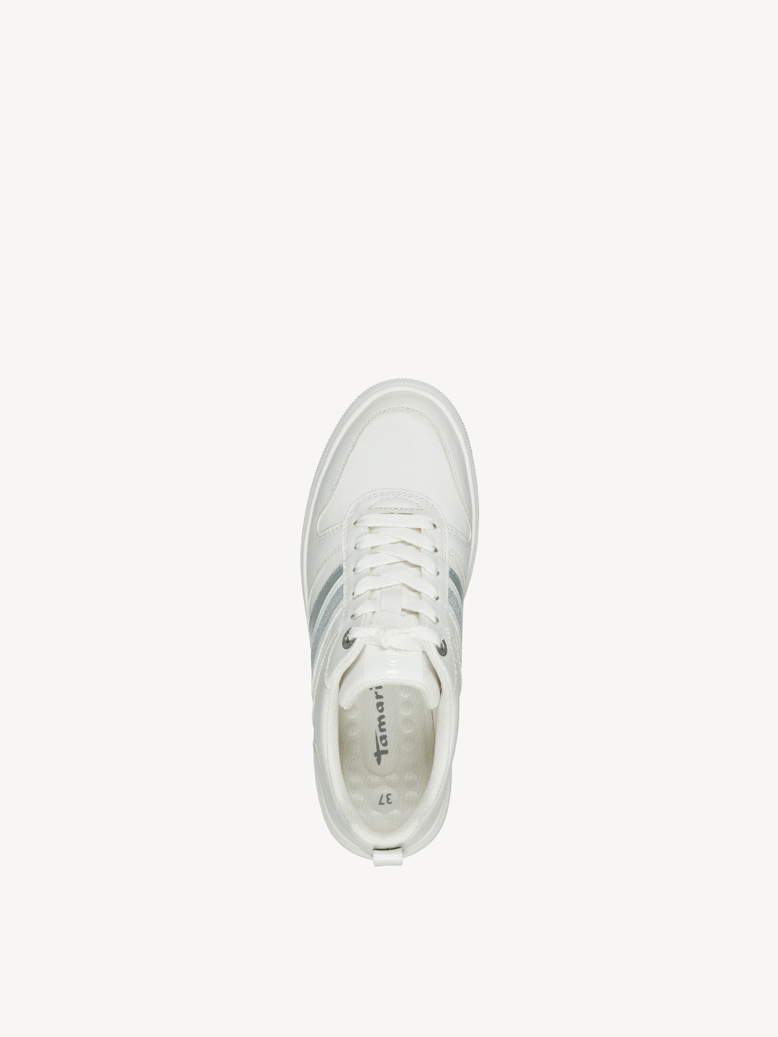 Basket en cuir - blanc