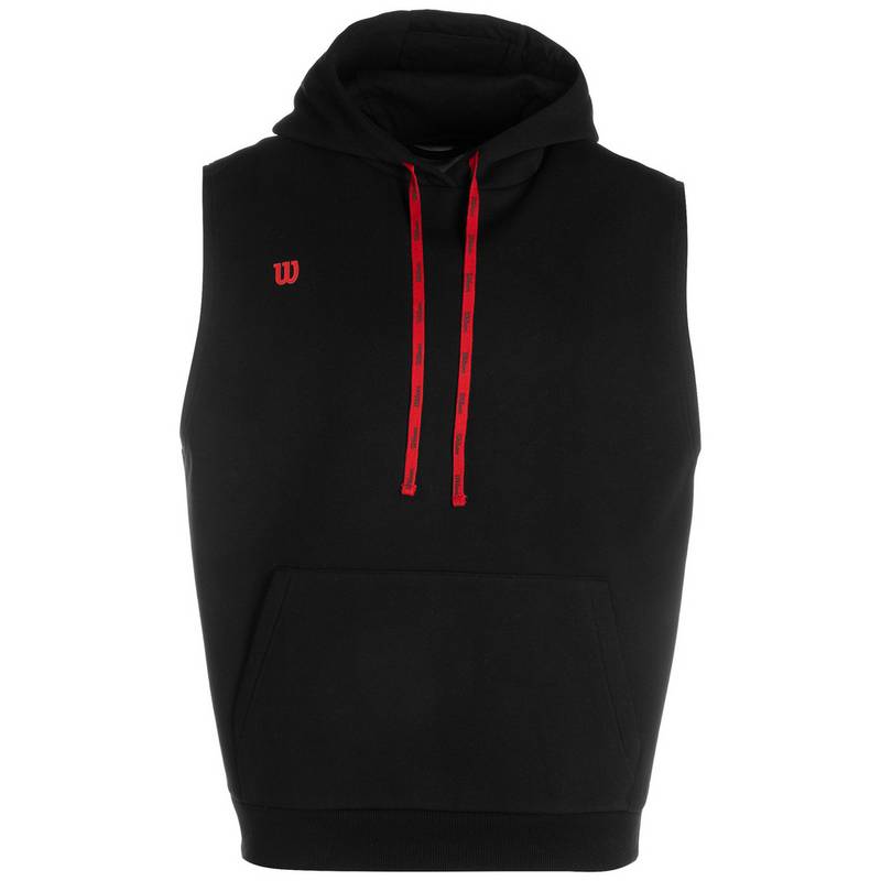 Wilson Fundamentals Cotton Sleeveless Hoodie Herren