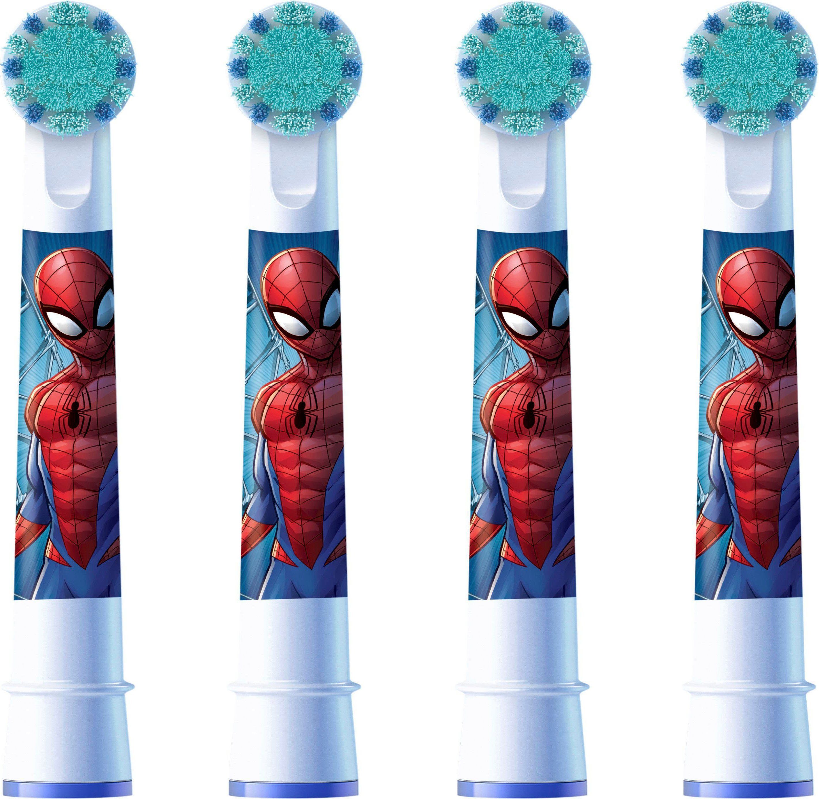 Oral-B Aufsteckbürsten Spiderman, extra weiche Borsten