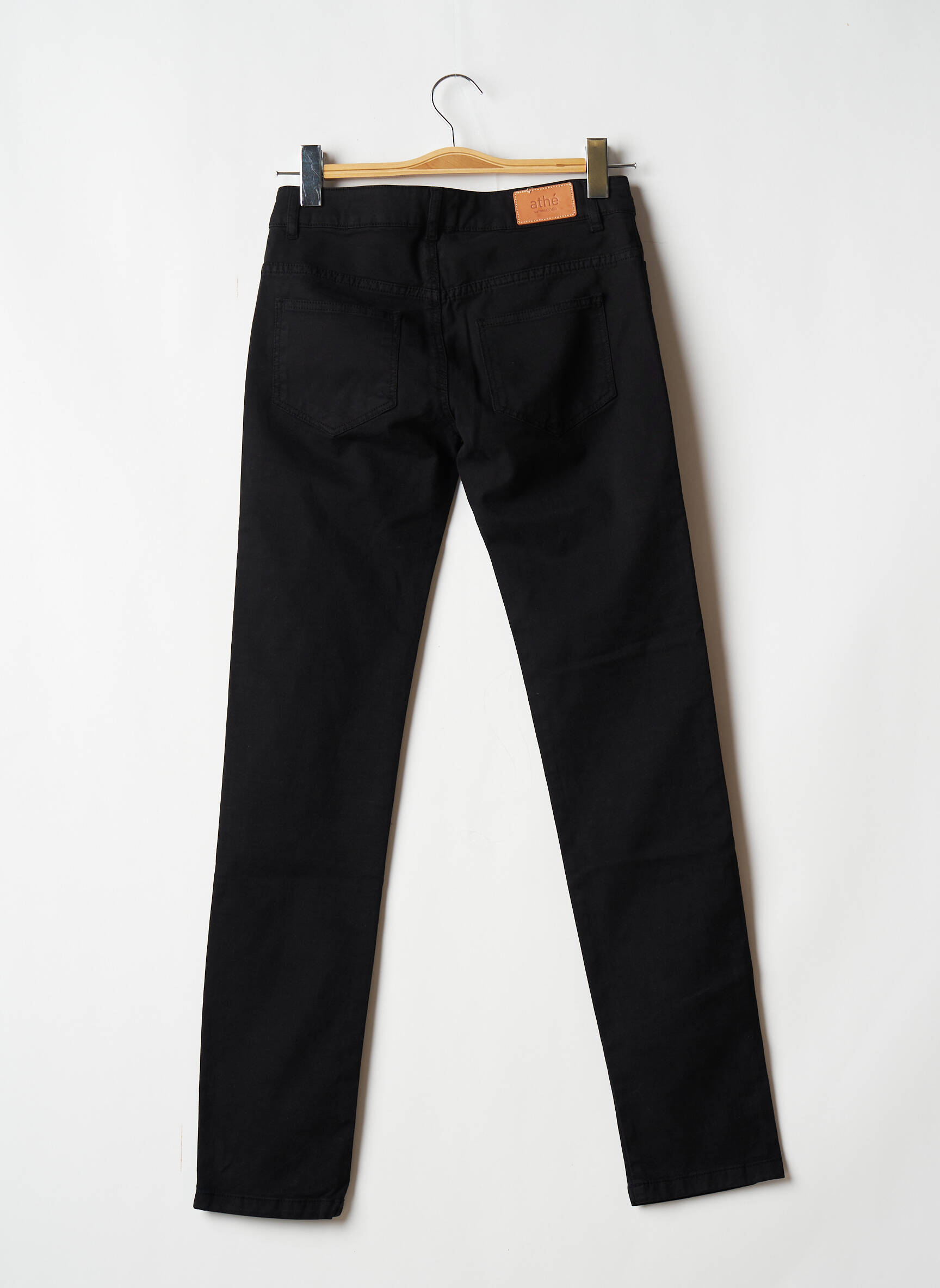 Athe Jeans Coupe Slim Femme couleur noir