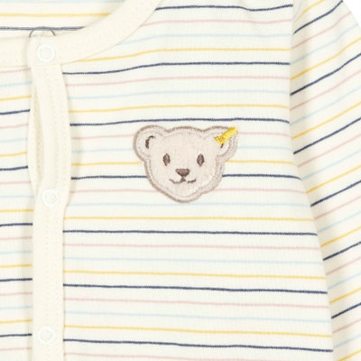 Strampler langarm, beige für Mädchen