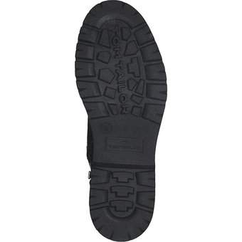 Tom Tailor Schnür Boots in schwarz