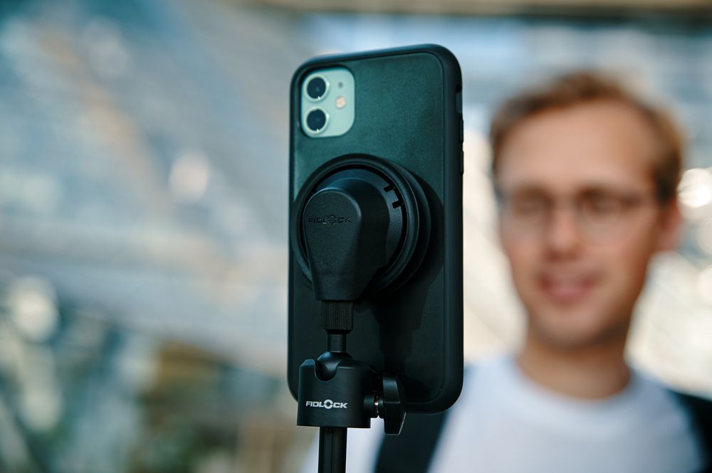 Fidlock VACCUM mini tripod base - Magnetischer Smartphone-Halter mit kleinem Stativ kaufen | Bike-Discount