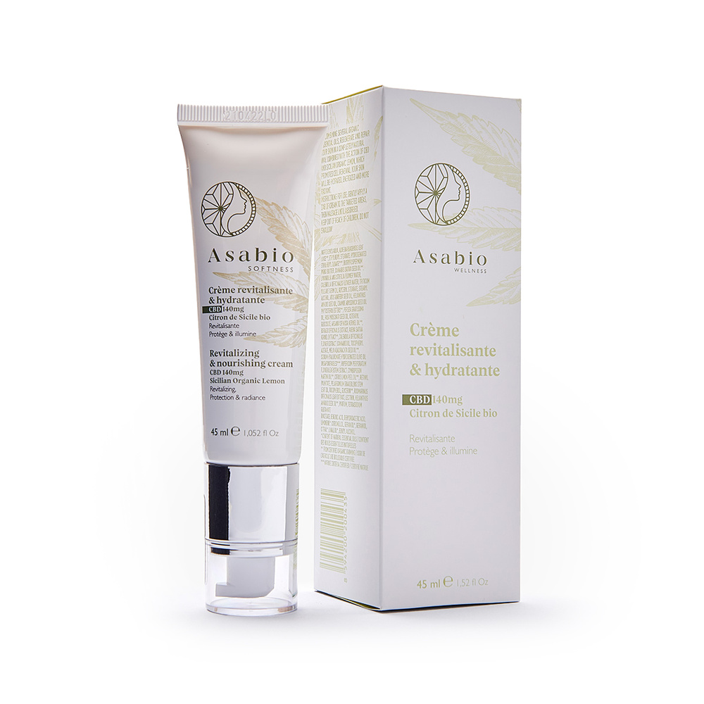 asabio Crème Revitalisante et Hydratante Crème nourissante haute couvrance