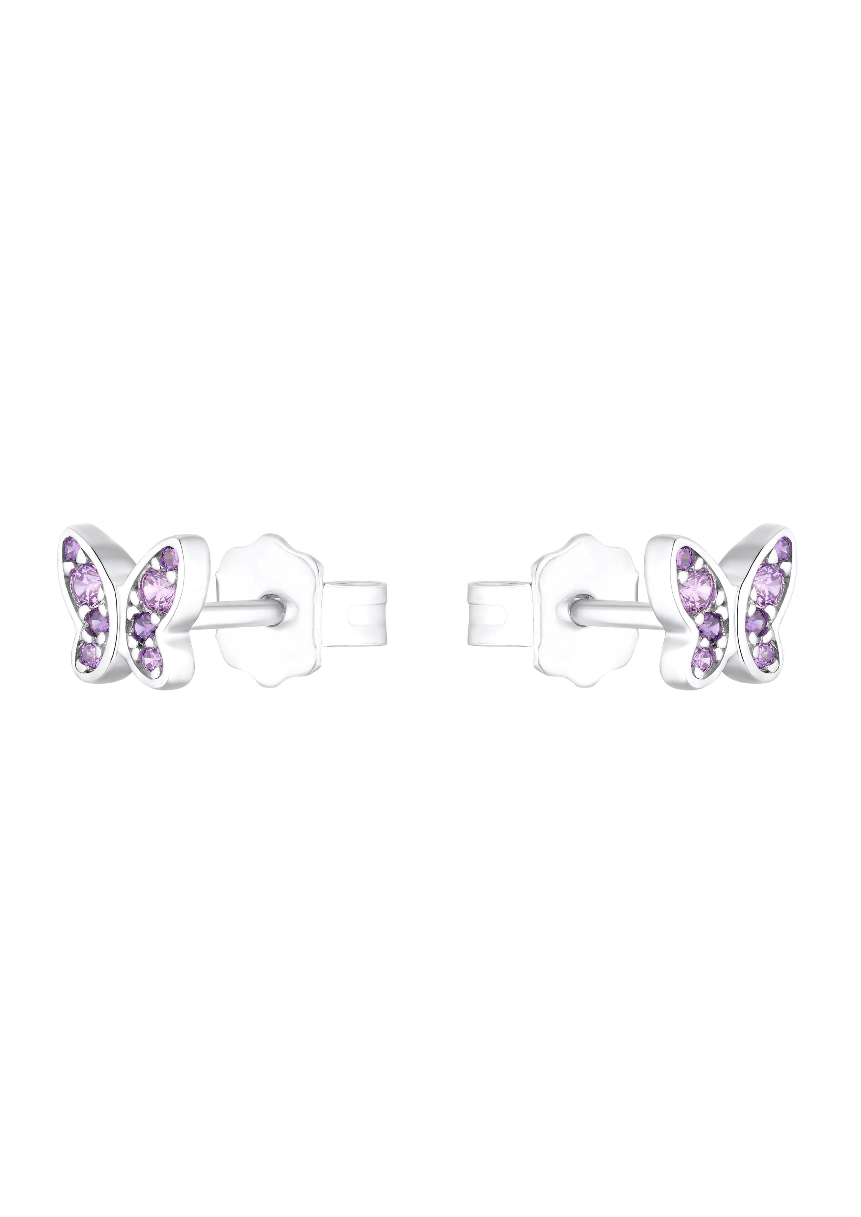 Schmetterlings-Ohrstecker aus Sterling Silber  1243022-00E0