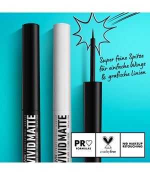 NYX Professional Makeup Vivid Matte Liquid Liner Eyeliner-2 ml