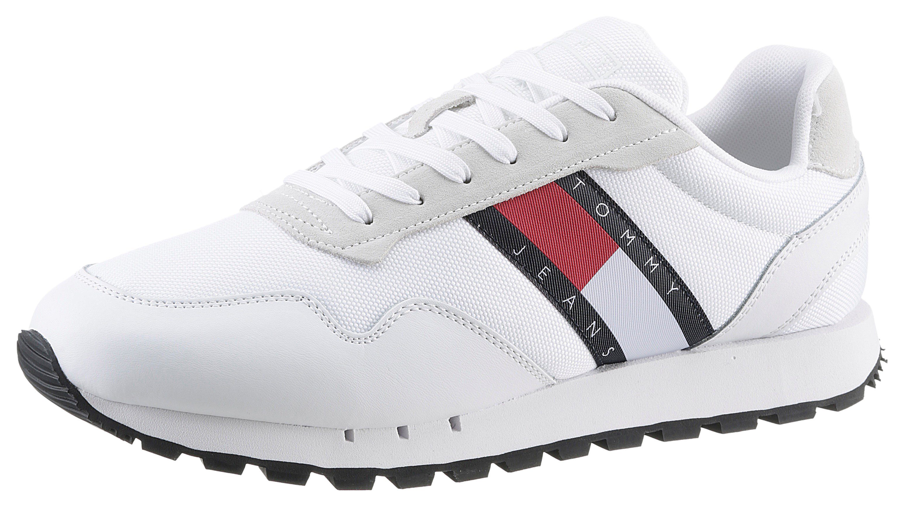 Tommy Jeans RETRO LEATHER TJM ESS Sneaker mit großer Logoverzierung