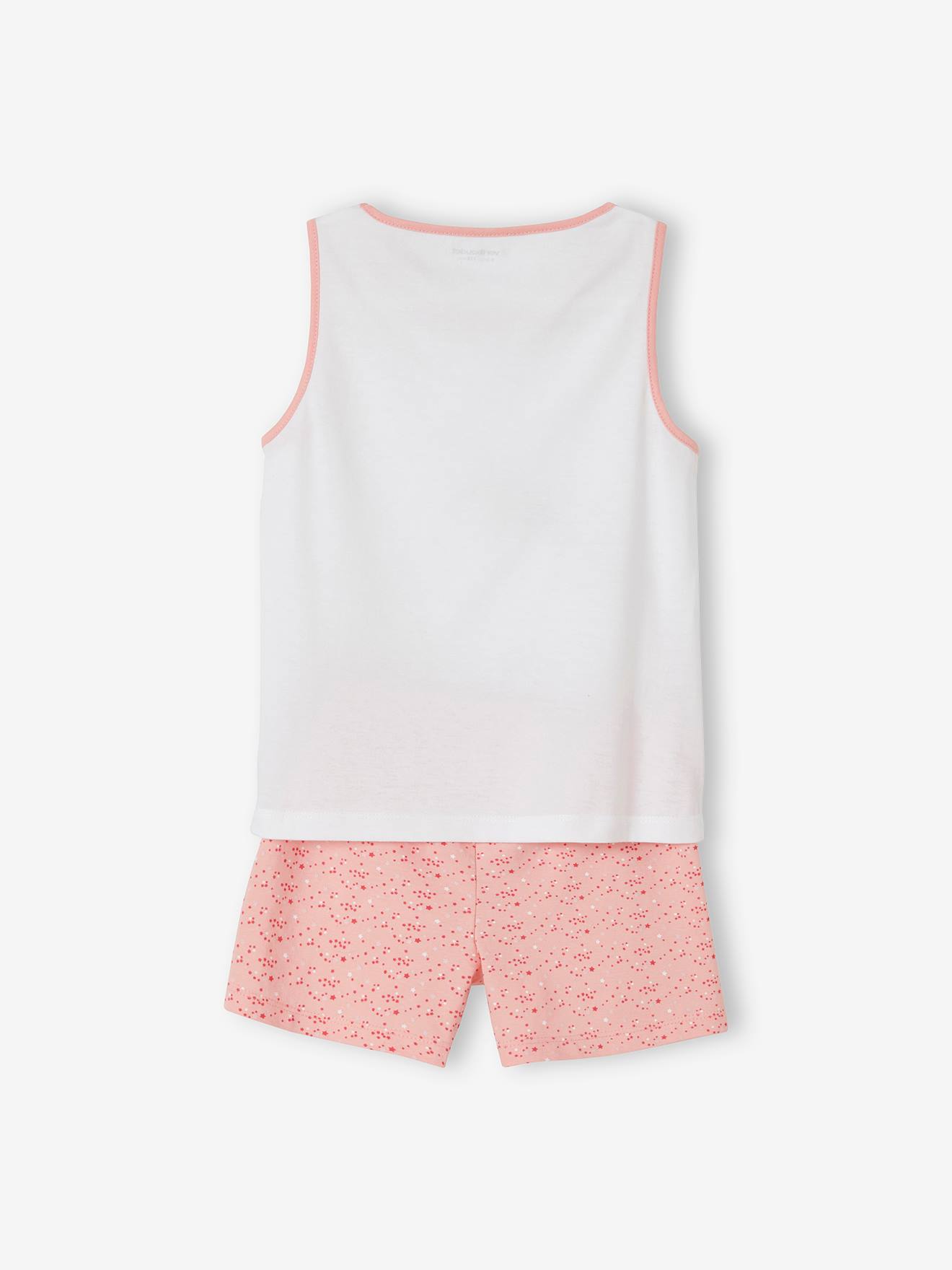 Lot de 2 pyjashorts fille lot rose
