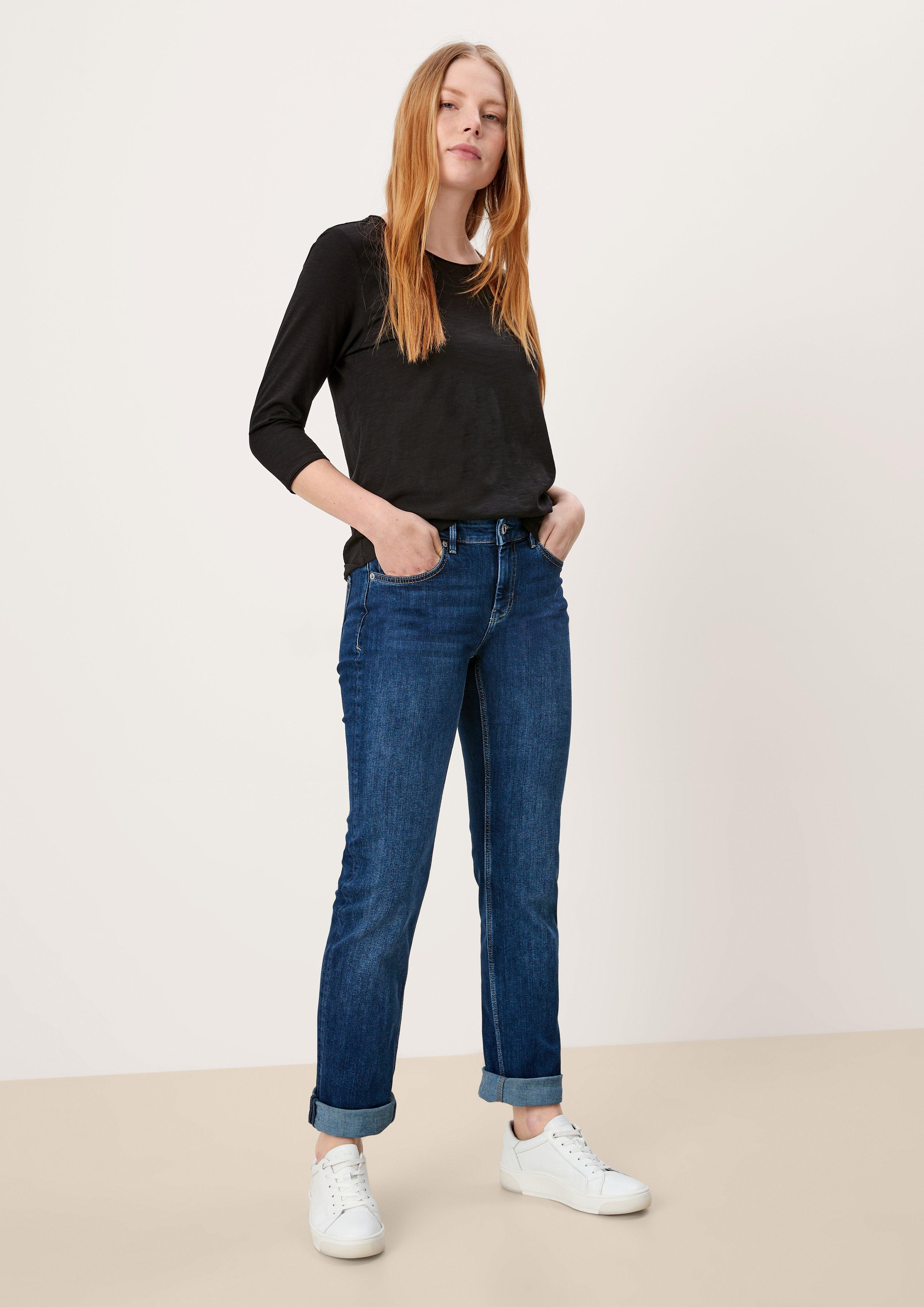 Jeans Karolin / Regular Fit / Mid Rise / Straight Leg   04.899.71.6676-56Z6