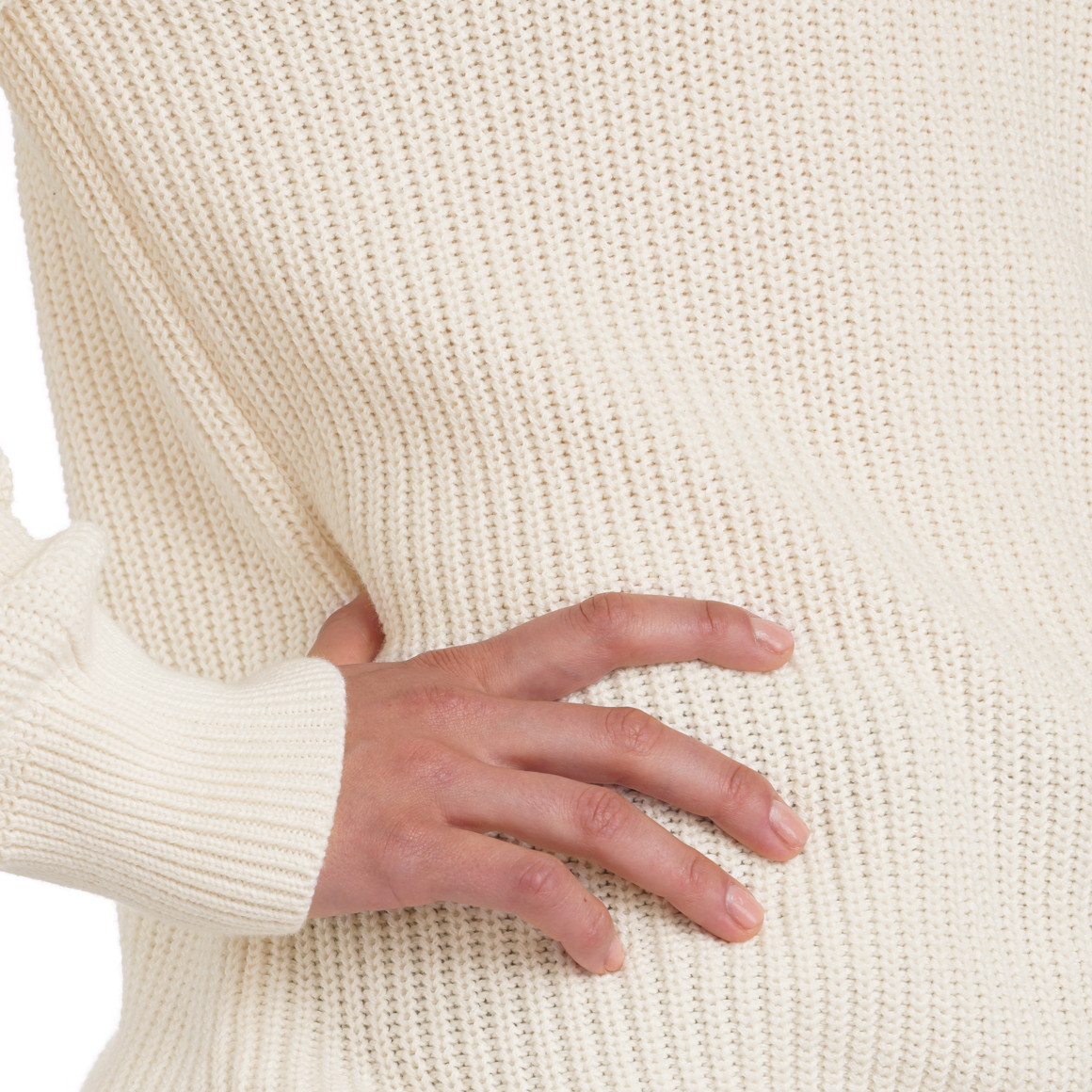 Damen Strickpullover mit Rundhalsausschnitt