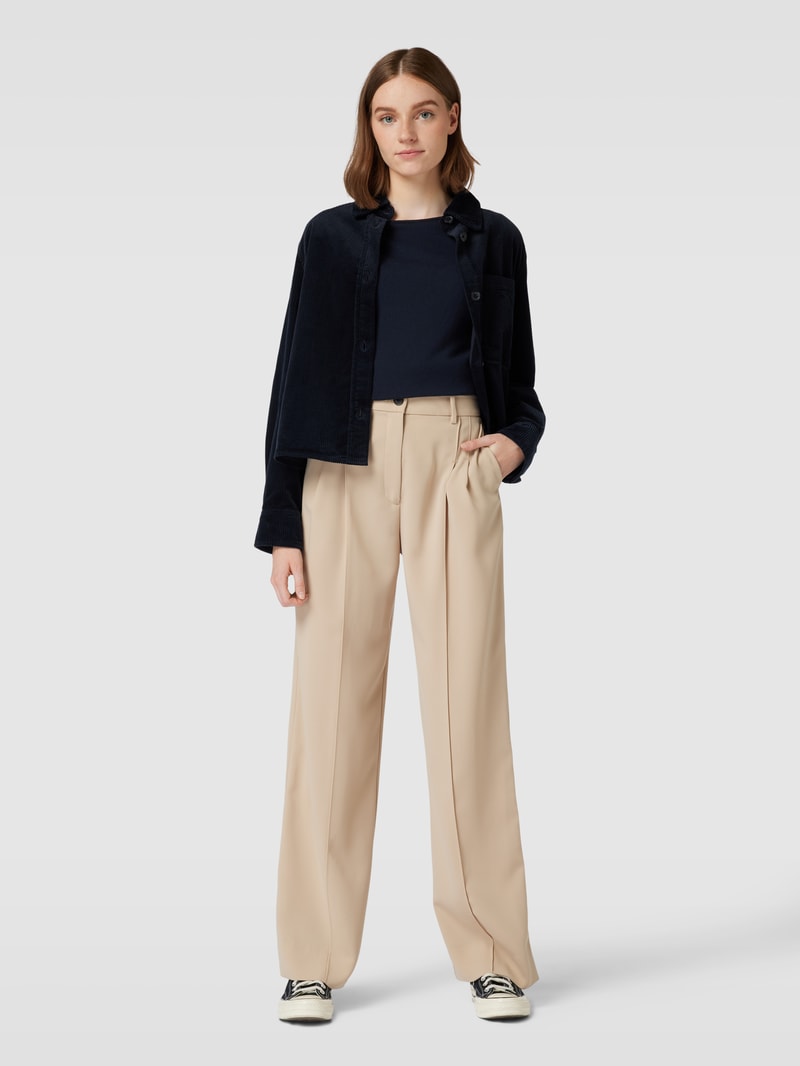 Blazer in Cord-Optik in marineblau