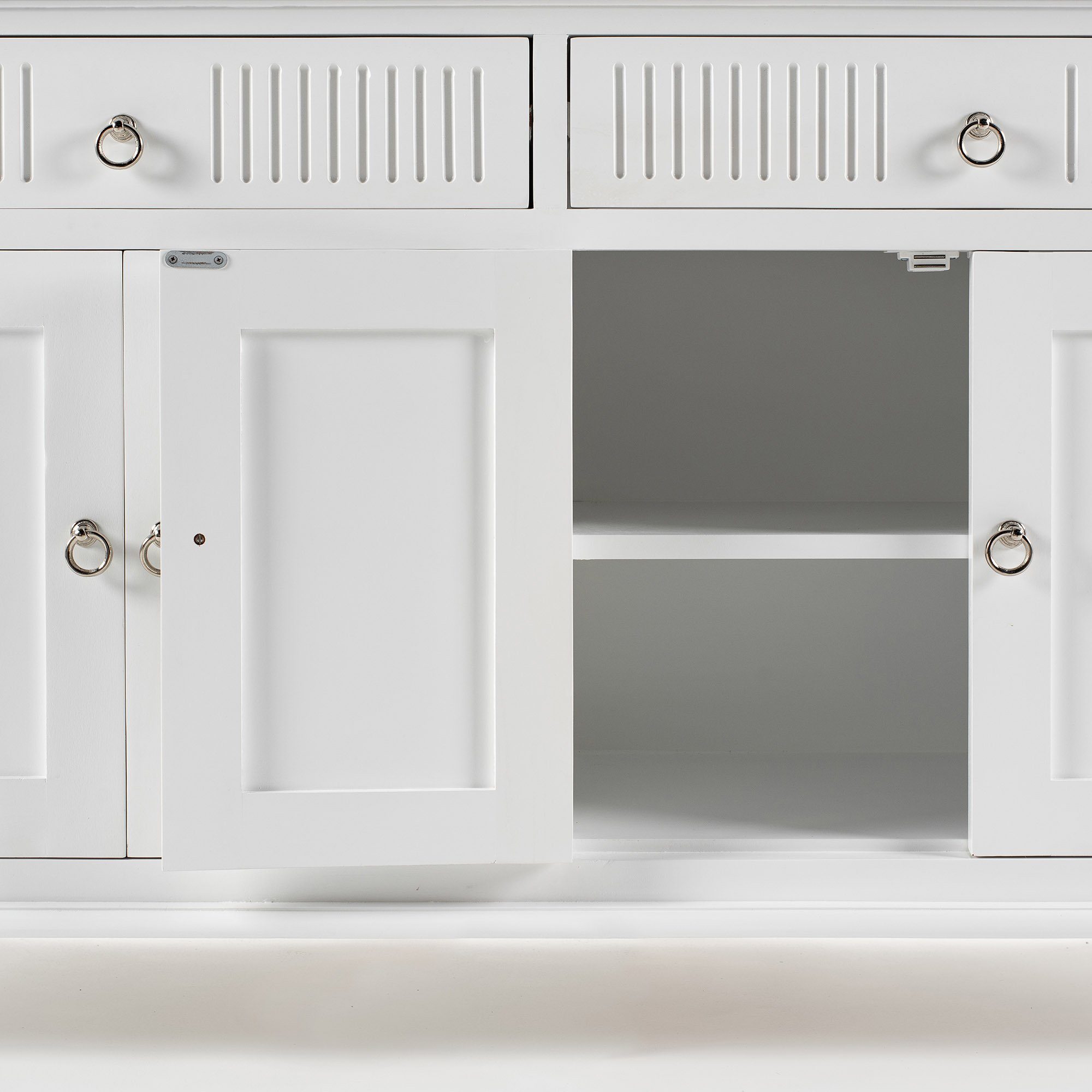 Novasolo Küchenbuffet Skansen Buffetschrank mit 6 Regalen