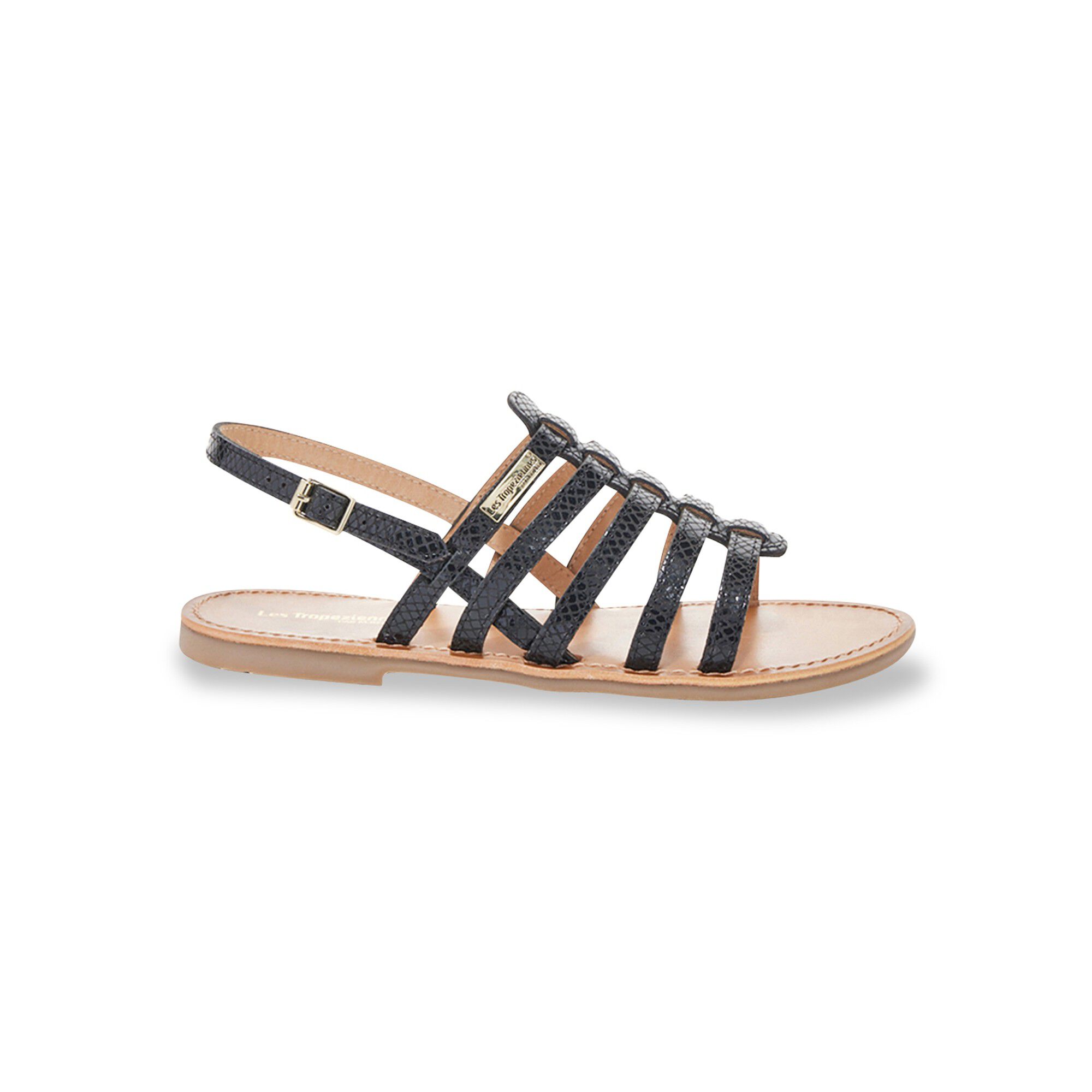 Sandales plates en cuir Hikano