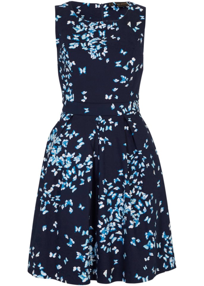 Kleid mit Schmetterlingsdruck