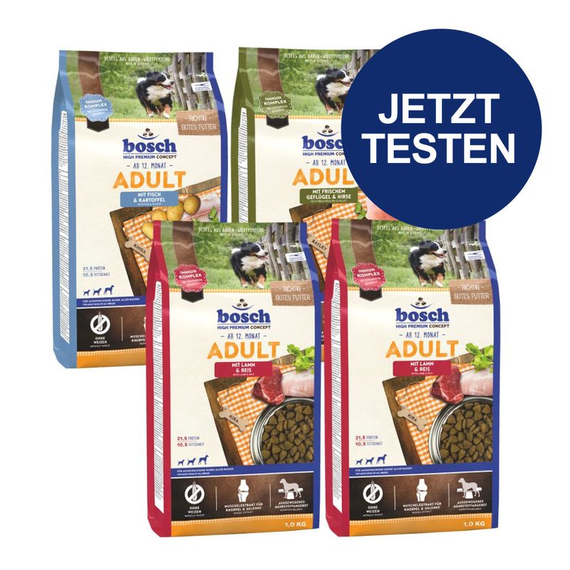 Probierpaket bosch Adult Mix zu TOP-Preisen