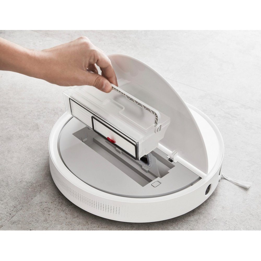 Rowenta Saugroboter RR7447 Xplorer S60 Allergy Connect Nass-Trocken-Saugroboter Weiß, Aquafilterung