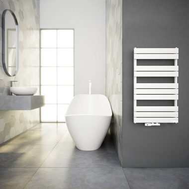 Aquabad® Badheizkörper AUREA Handtuch Heizkörper Mittelanschluss 50mm, 50x100cm, 478W
