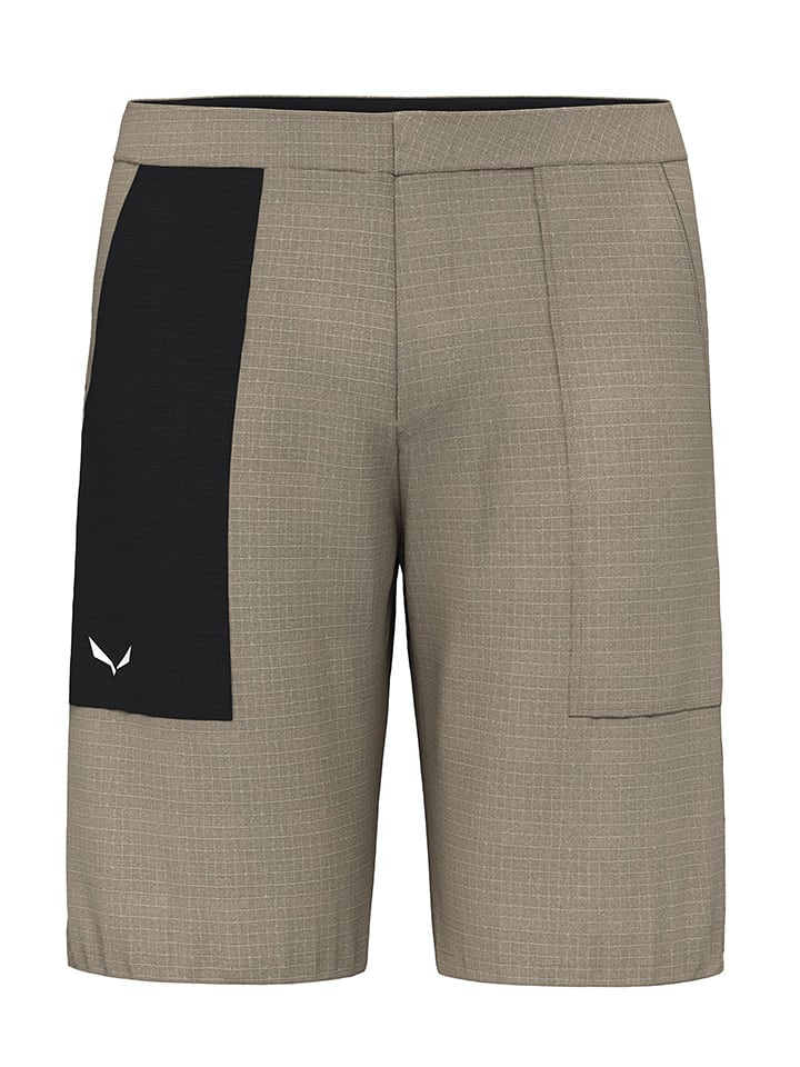 Salewa Funktionsshorts in Taupe/ Schwarz günstig kaufen