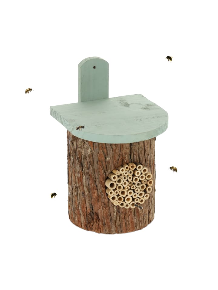 relaxdays Insektenhotel in Natur/ Grün günstig kaufen onesize