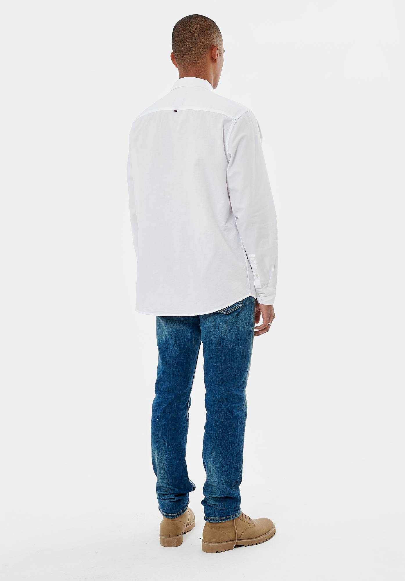 TOMEK  Chemise blanche homme 100% coton bio