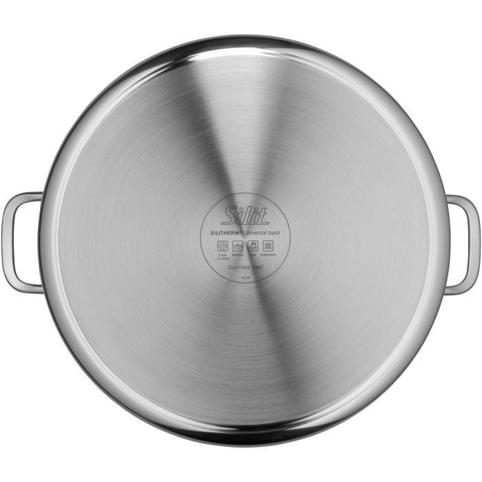 Silit Party- und Suppentopf mit Glasdeckel, 28 cm