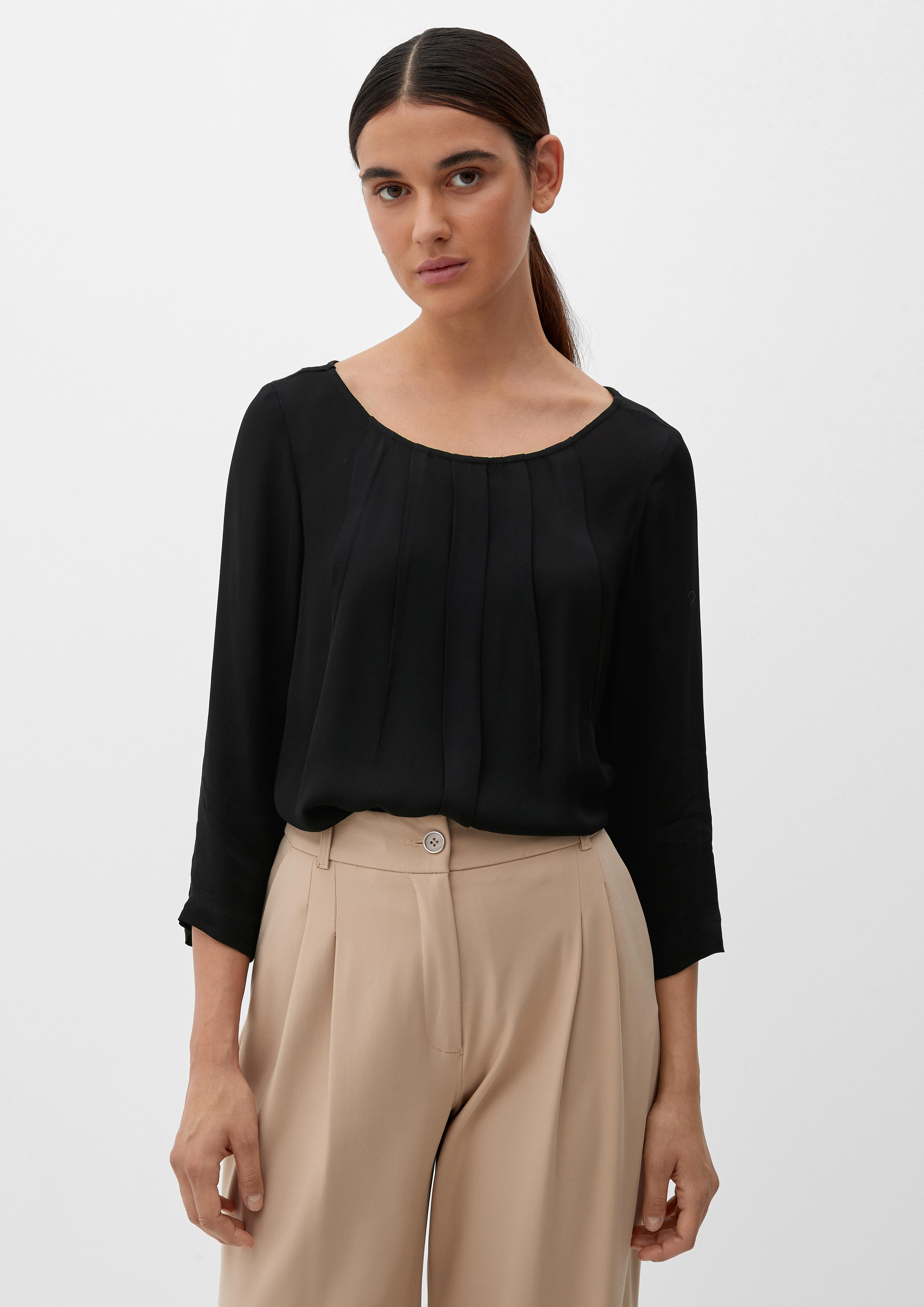 Bluse mit Raffdetail  2121604-9999