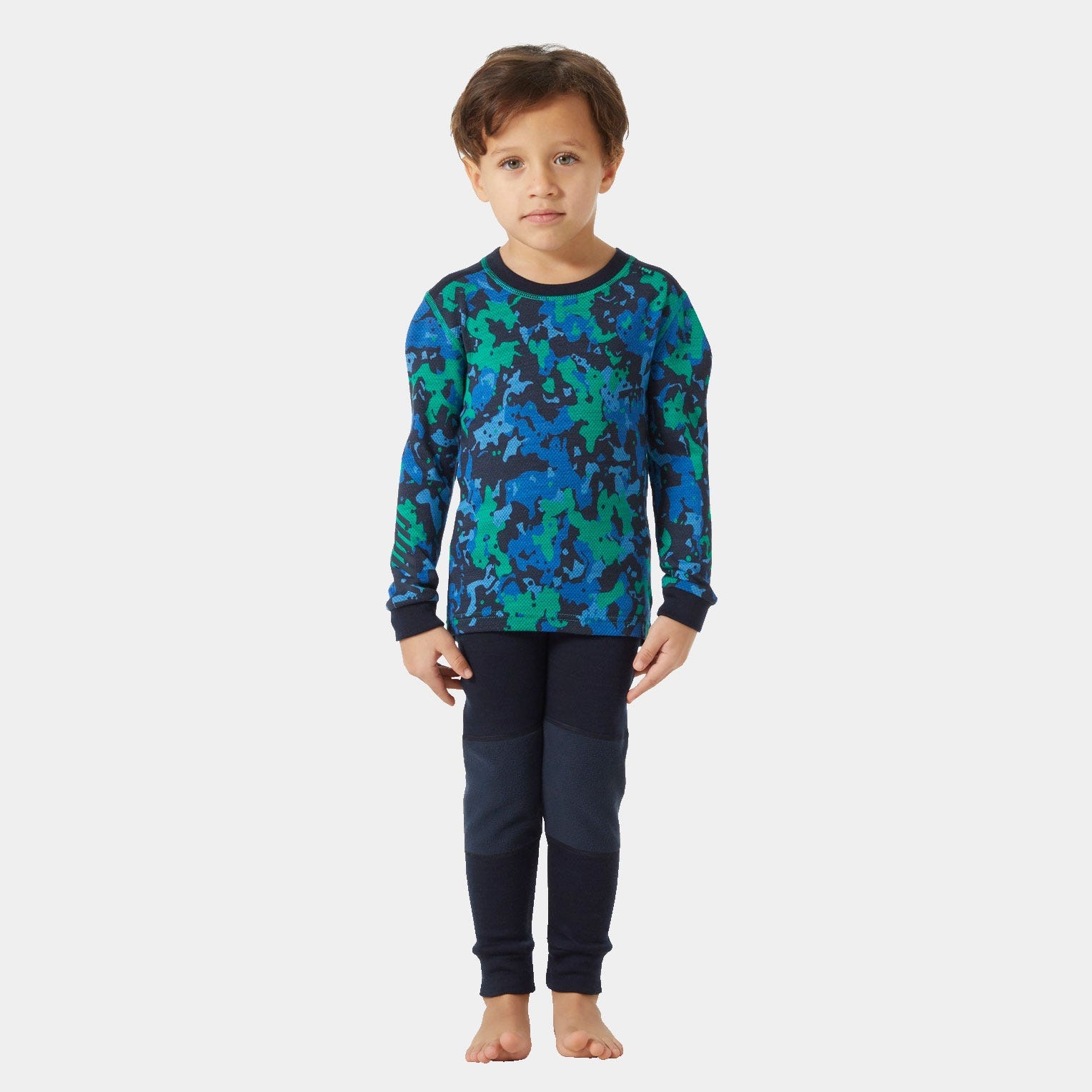 Kids' Graphic LIFA® Merino Wool Base Layer Set
