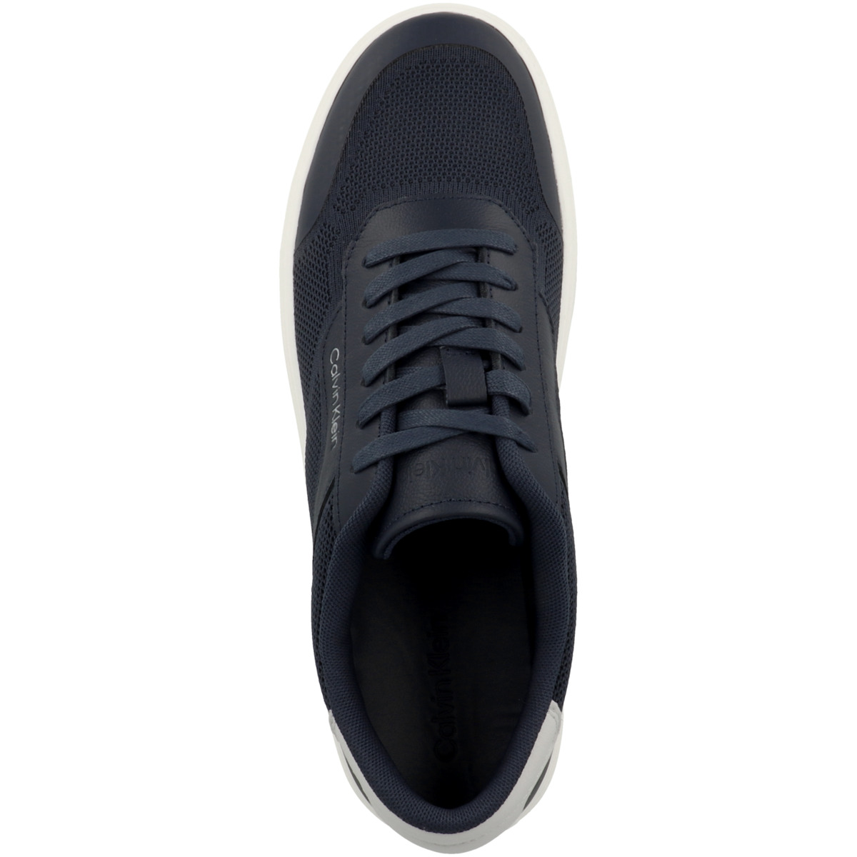 Calvin Klein Low Top Lace Up Knit Sneaker low dunkelblau