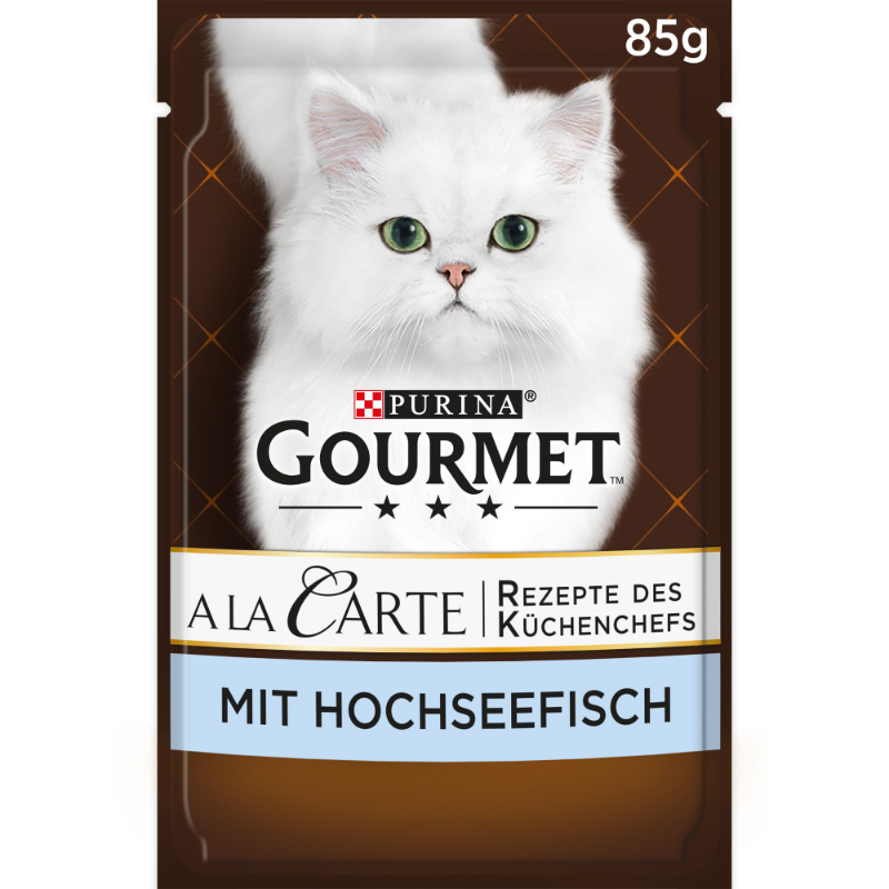 GOURMET Nassfutter GOURMET à la Carte 26x85g Hochseefisch an Reis-Gemüsekomposition