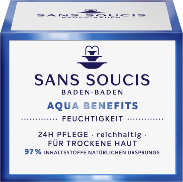 Sans Soucis Moisture Aqua Benefits 24h Pflege Reichhaltig Gesichtscreme